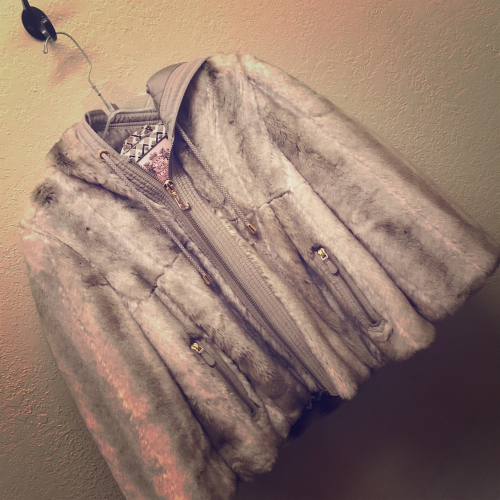 Juicy Couture Fur Coat-  Large!